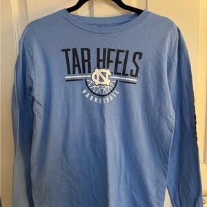 Youth Blue Tar Heels Long Sleeve Shirt